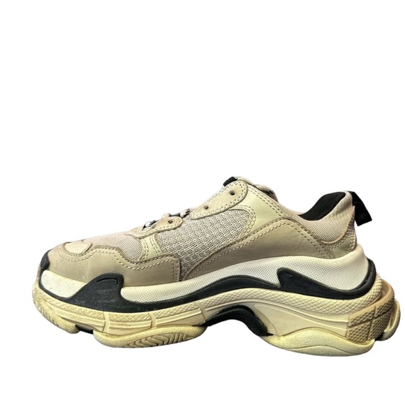Neutral Balenciaga Triple S Sneakers, size 6, euro 36 - Picture 3 of 5